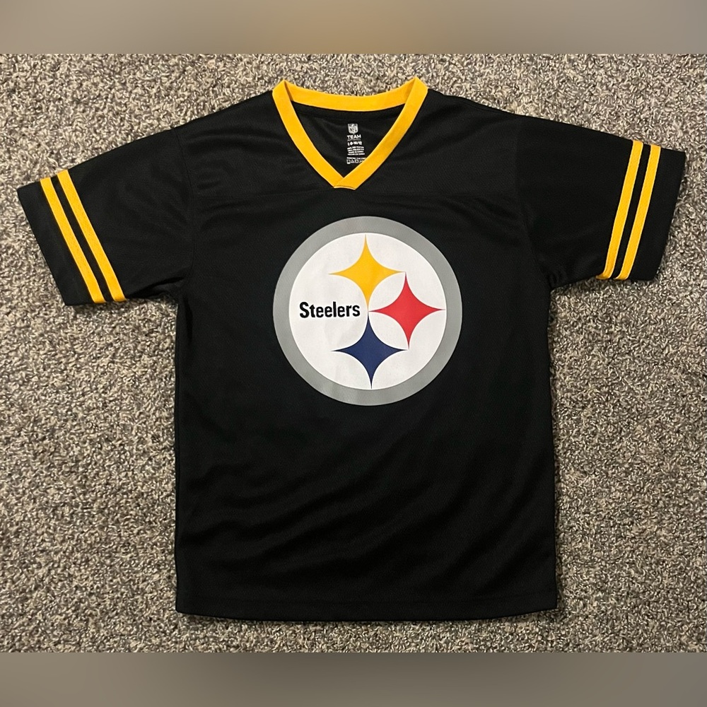 Pittsburgh Steelers Youth Jersey, Sz L Large 10-12, NFL Team Apparel